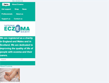 Tablet Screenshot of healthcare.eczema.org